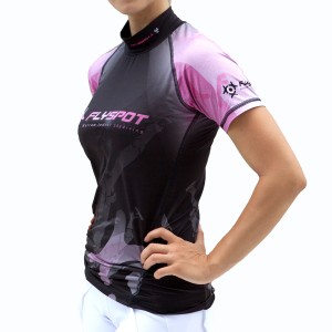 Flyspot Rashguard damski z krótkim rękawem